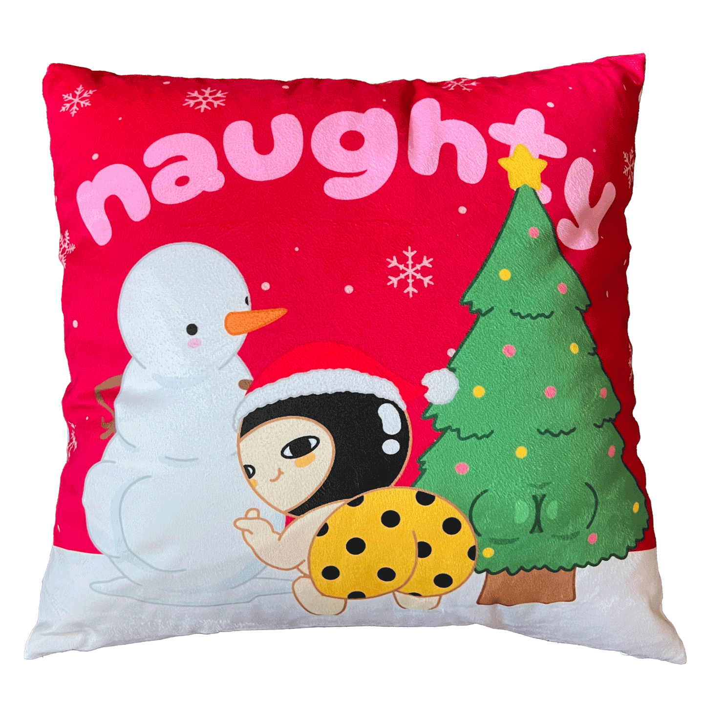Holiday Double-Sided Throw Pillow Cover