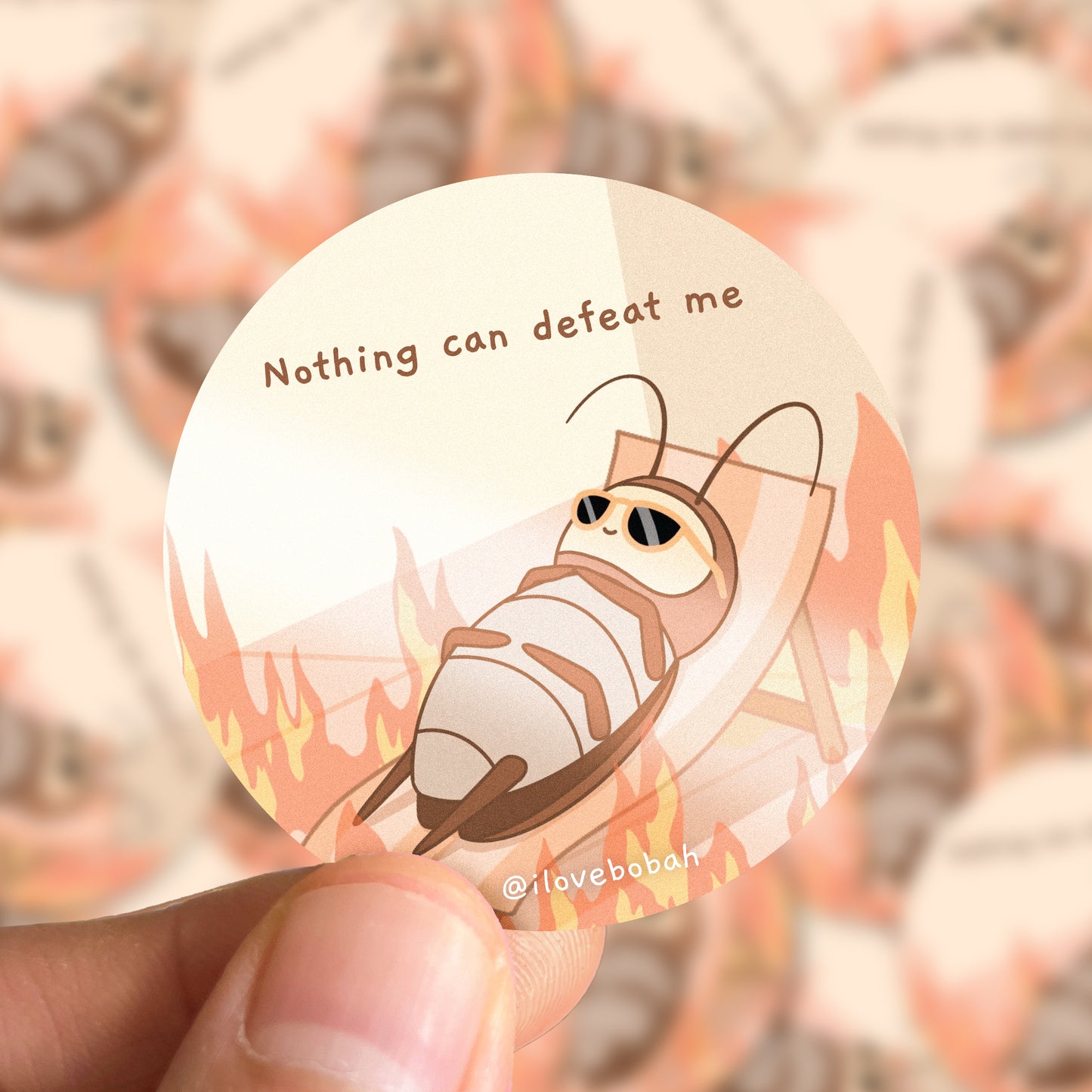 Nothing Can Defeat Me Sticker