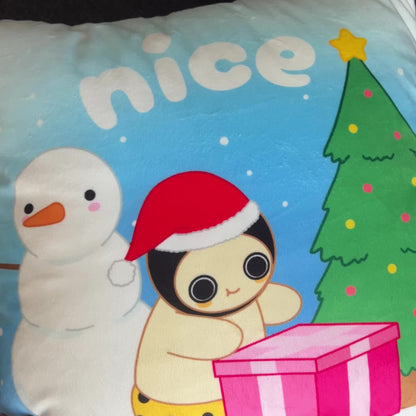 Holiday Double-Sided Throw Pillow Cover